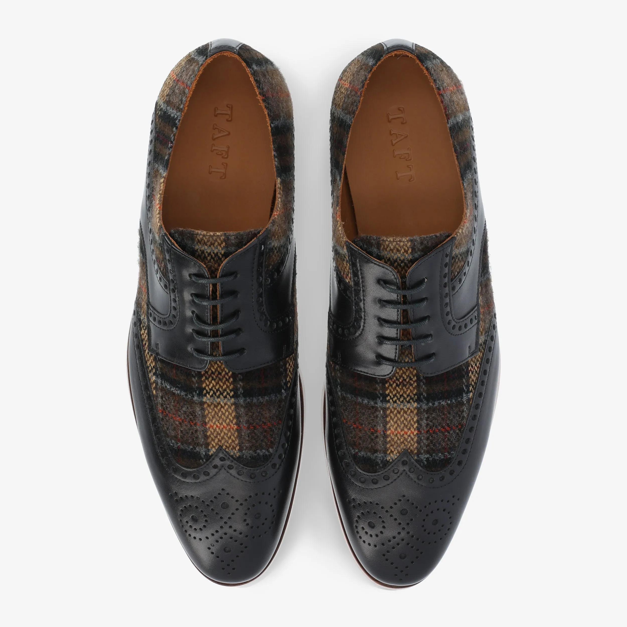 The Wallace Shoe in Brown Tartan (Last Chance, Final Sale)