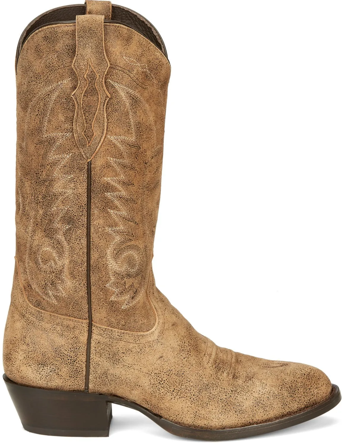 Tony Lama 13in Goat Mens Desert Tan Outpost Leather Cowboy Boots