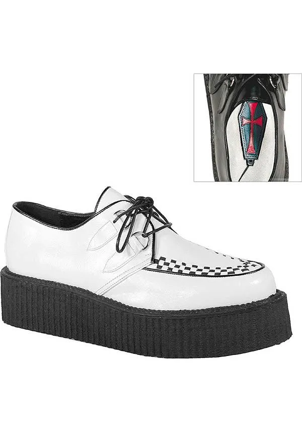 V-CREEPER-502 [White] | PLATFORM CREEPERS [PREORDER]