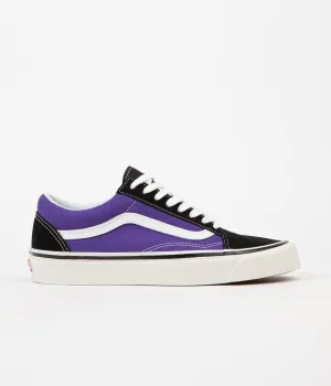 Vans Old Skool 36 DX Anaheim Factory Shoes - Black / OG Bright Purple