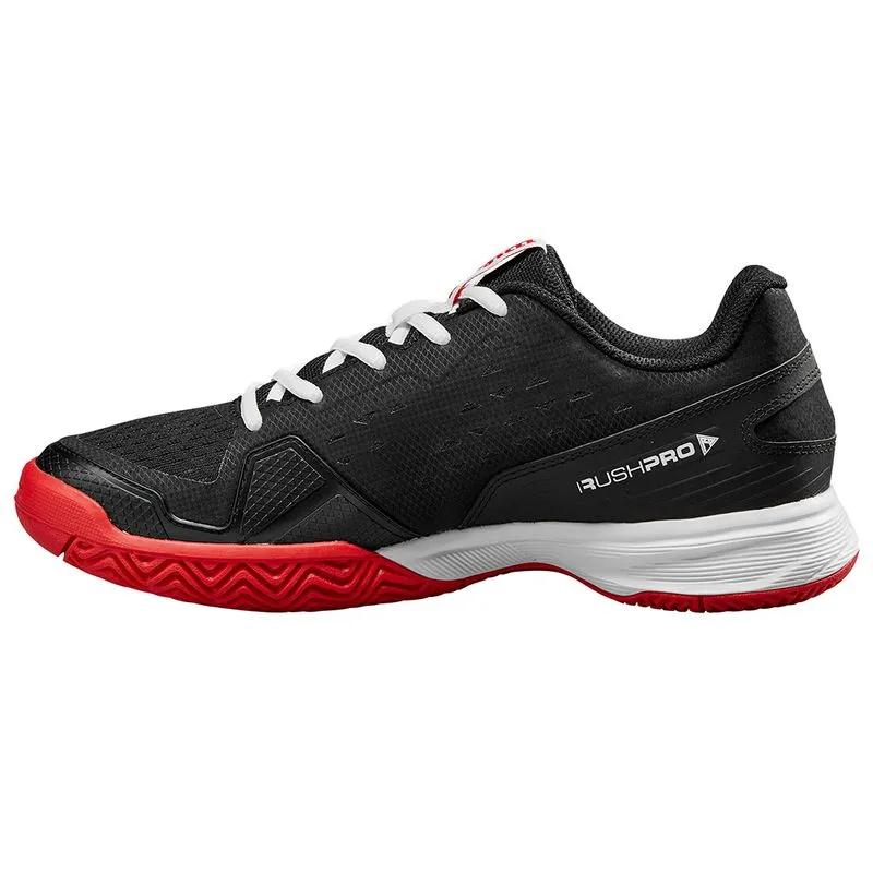 Wilson Rush Pro L Junior Tennis Shoe Black Red