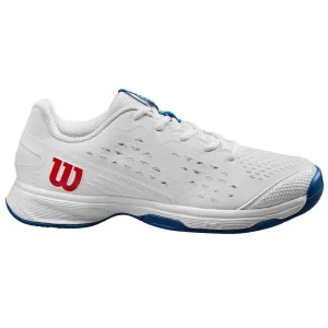 Wilson Rush Pro L Junior Tennis Shoe White Blue