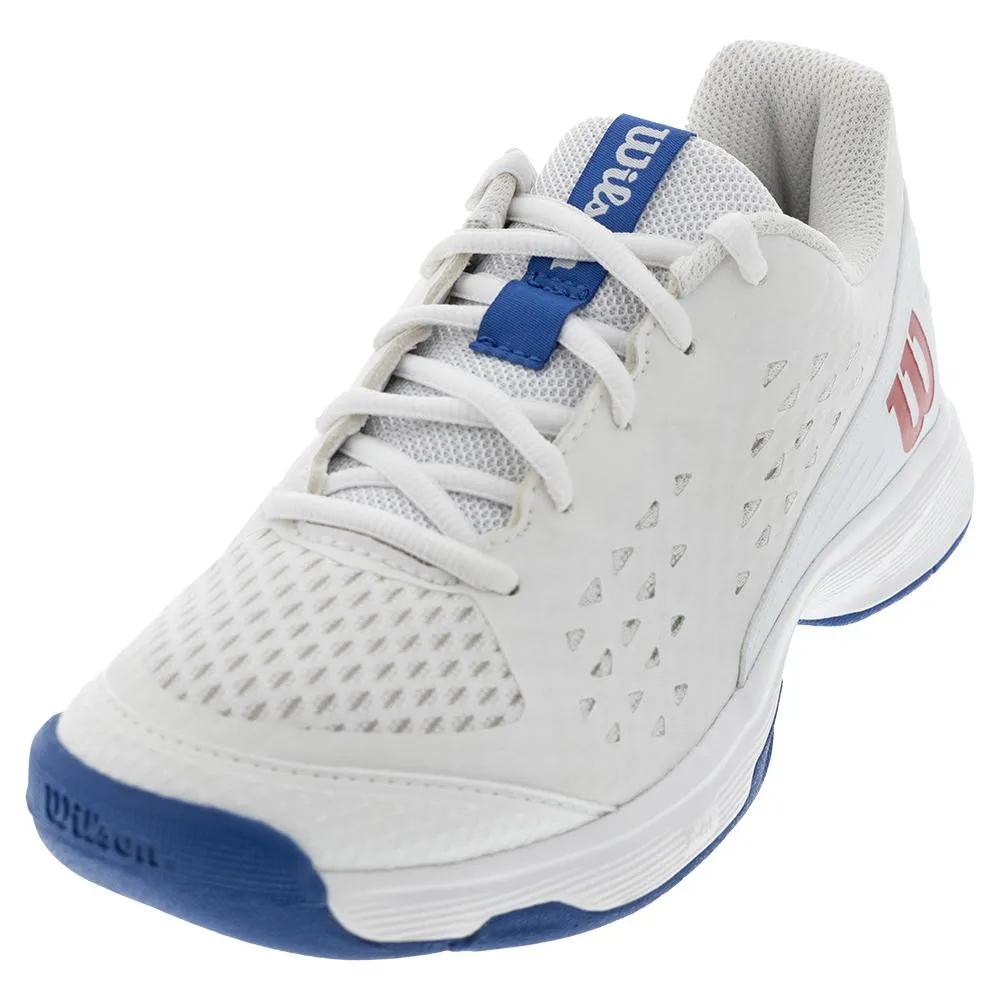 Wilson Rush Pro L Junior Tennis Shoe White Blue