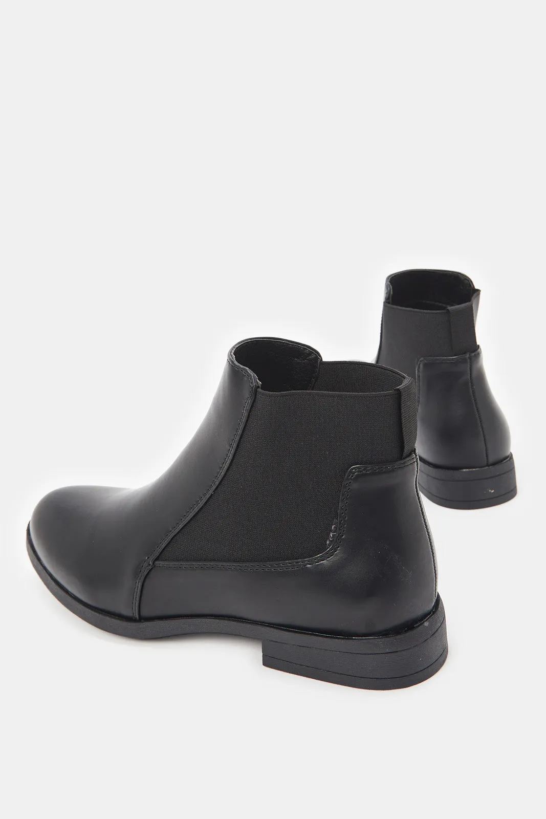 Women Black Ankle Chelsea Boot