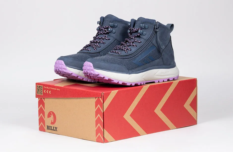 Women's Navy/Purple BILLY Inclusion Trail Boots