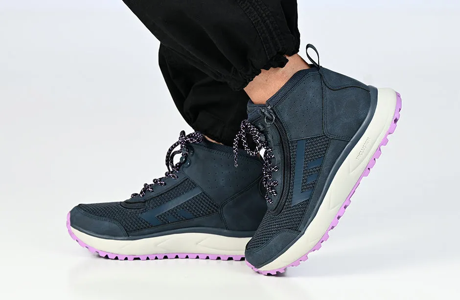 Women's Navy/Purple BILLY Inclusion Trail Boots