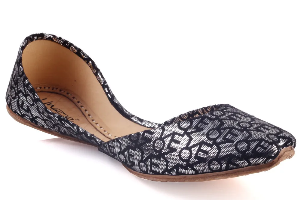 Womens ‘Sandie’ Leather Indian Slippers