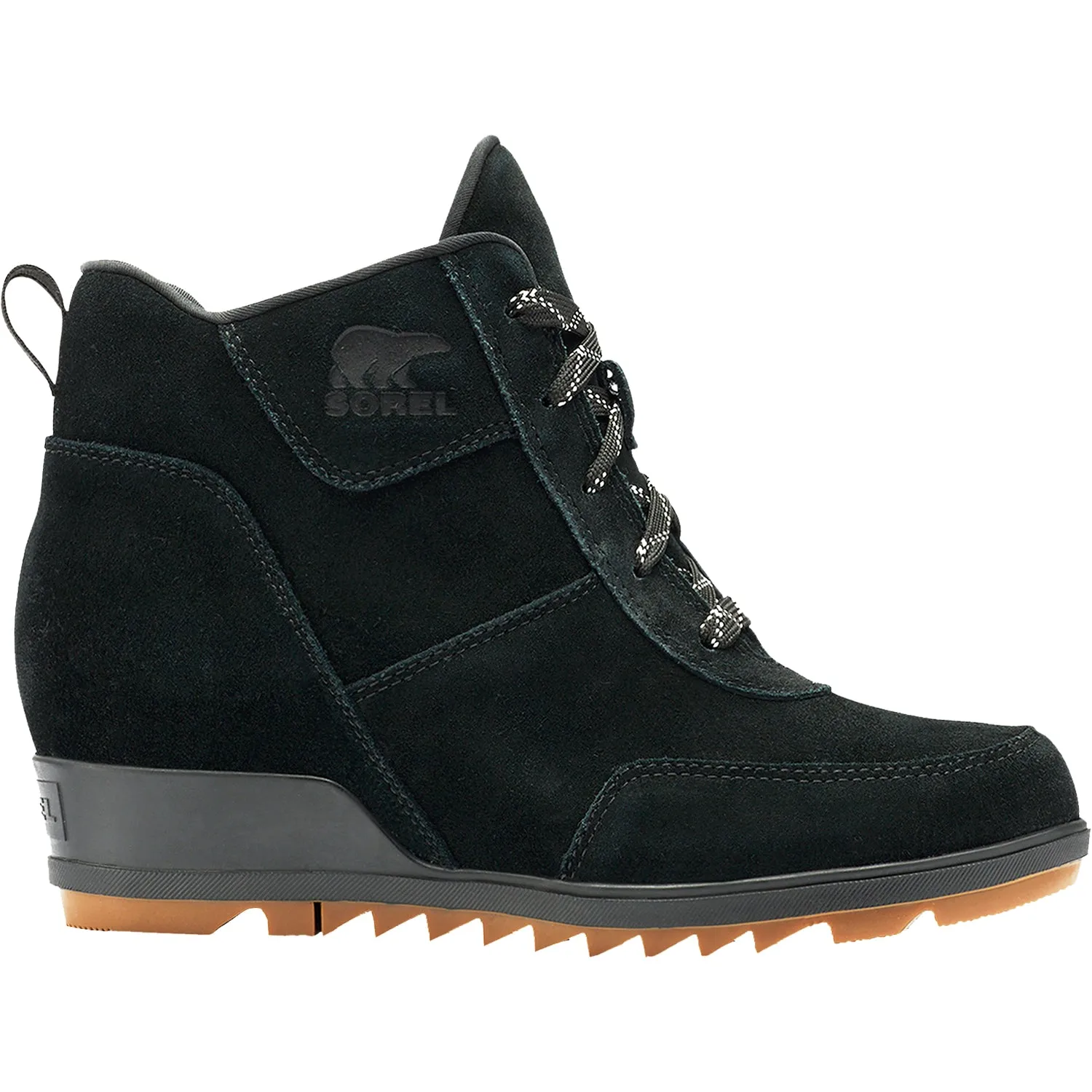 Women's Sorel Evie Sport Lace Black Suede