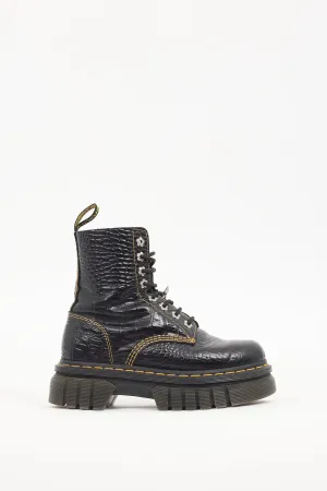 X Dr. Martens Black Leather Audrick Boot