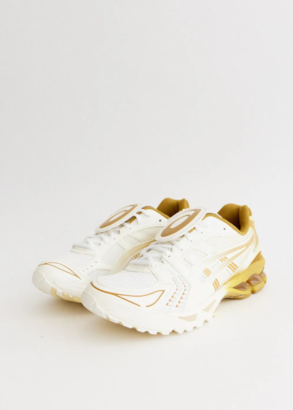 x The Museum Visitor GEL-Kayano 14 'White Gold' Sneakers