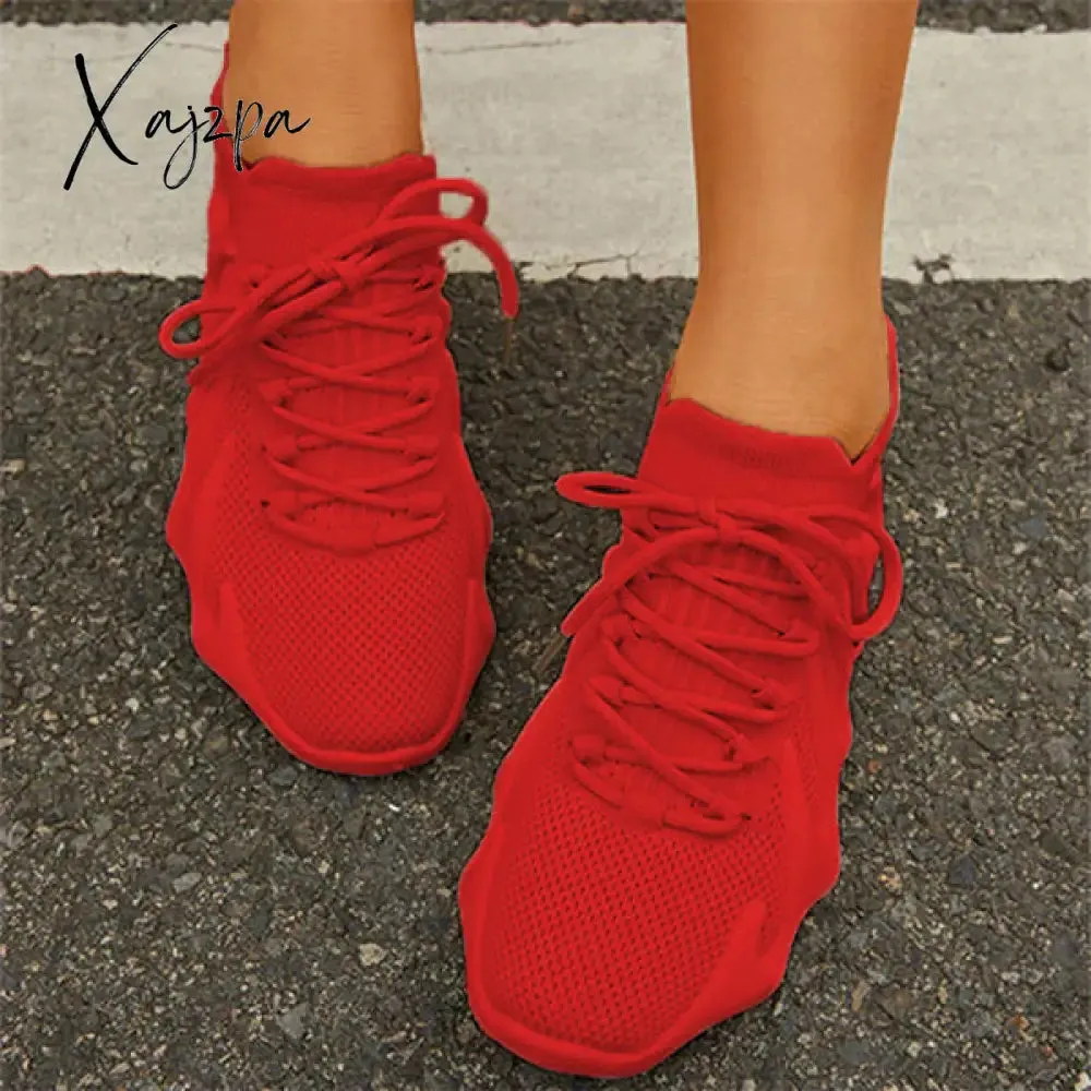 Xajzpa - Women's Casual Fashion Lightweight Sock Sneakers